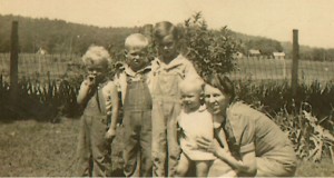 Goldie & 4 boys 1938